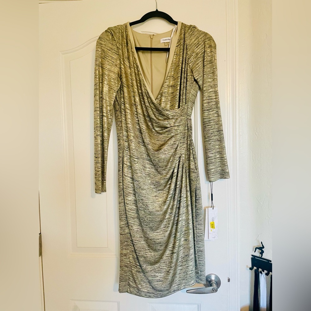 NWT Calvin Klein Dress Long Sleeve size 8